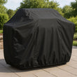 Housse barbecue gaz noire imperméable anti-UV, Oxford polyester, 7 tailles