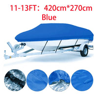 Housse bateau remorquable imperméable polyester 190T, 3 coloris, pour bateau de 3,35 à 6,71 m
