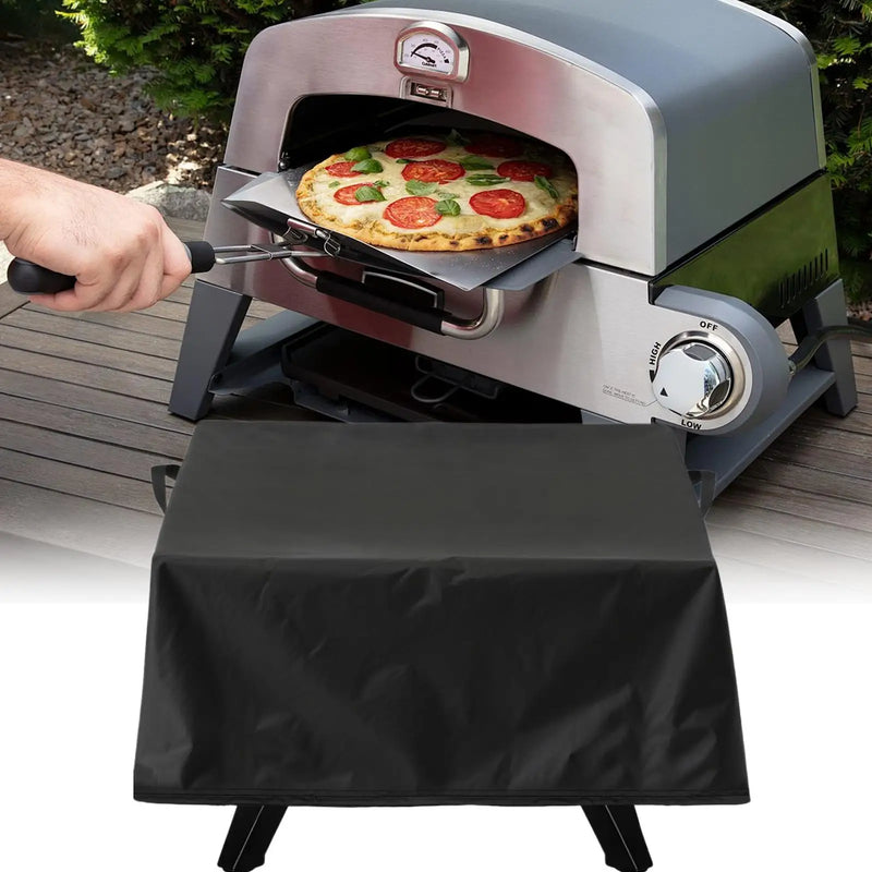 Housse four à pizza d'extérieur imperméable en tissu Oxford, 62 x 62 x 28 cm