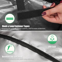 Housse barbecue extérieur imperméable anti-UV pour grill à gaz ou charbon, 6 modèles