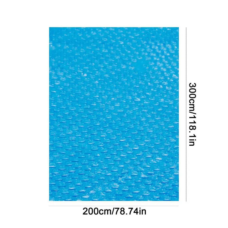 Bâche à bulles piscine ronde ou rectangulaire en PE, de 180 à 360 cm, coupe libre