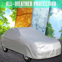 Housse voiture pour Mazda CX-3, CX-30, Mazda 3 et Mazda 6, polyester taffetas argent, imperméable anti-UV