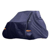 Housse UTV pour Polaris RZR Pro XP, 210D-PU imperméable, bleue, bandes réfléchissantes