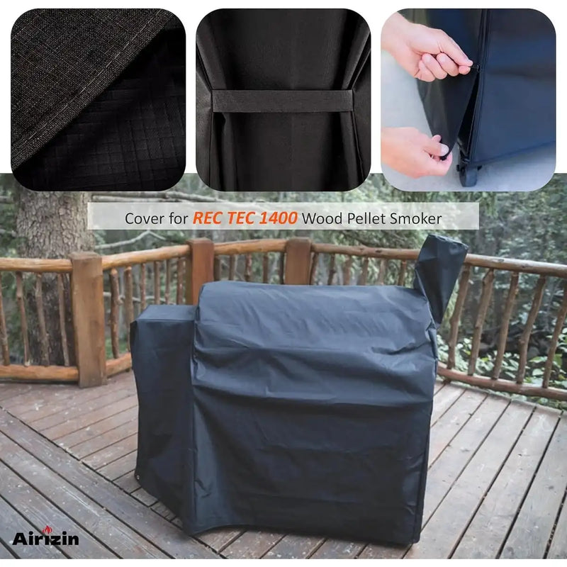 Housse barbecue à granulés pour Recteq Flagship XL 1400 RT-1400, imperméable anti-UV