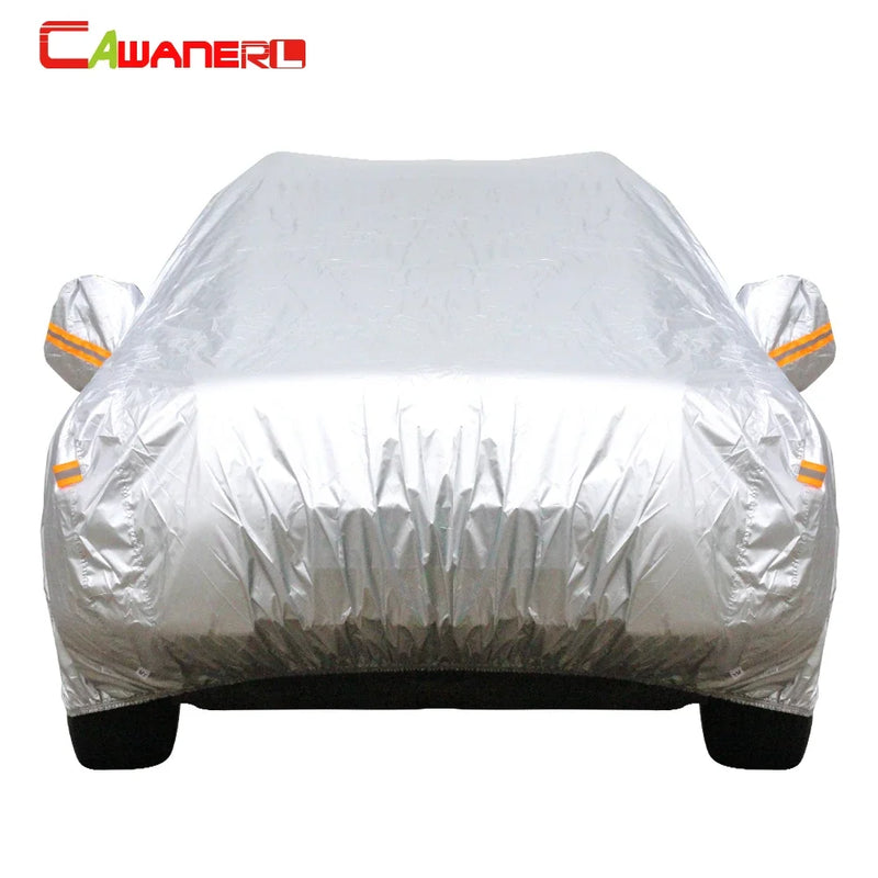 Housse voiture pour Audi A4, A5, Q7 et A7, polyester 190T anti-UV avec fermeture de portière