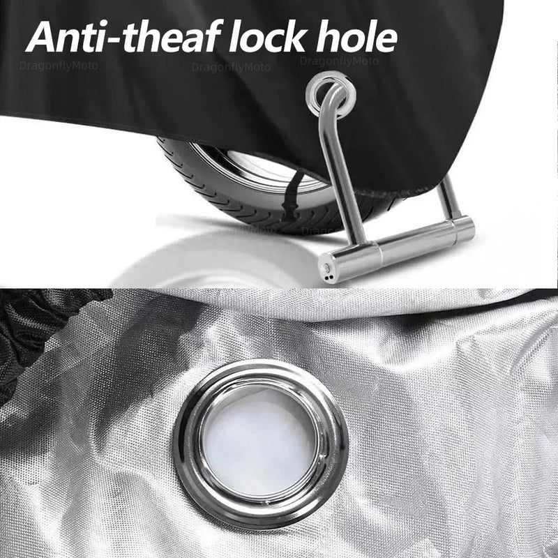 Housse moto pour Honda CRF1100L Africa Twin 2020-2022, polyester 190T argenté, imperméable, anti-UV