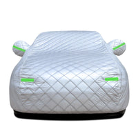 Bâche anti-grêle voiture complète 3 couches Oxford et coton, argent ou noir, berline et SUV
