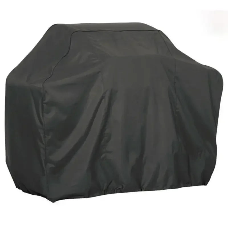 Housse barbecue noire 190D imperméable anti-UV, 7 dimensions rondes et rectangulaires