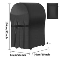 Housse barbecue extérieur imperméable anti-UV pour grill à gaz ou charbon, 6 modèles