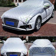 Bâche anti-grêle voiture en demi-housse de coton et film aluminium, 530 x 250 cm