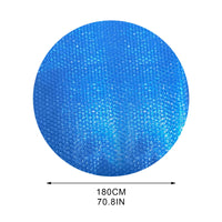 Bâche solaire à bulles ronde pour piscine hors sol, diamètre 180 à 450 cm