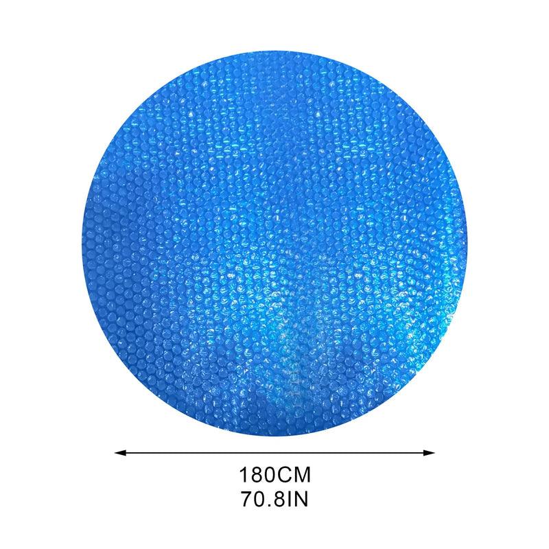Bâche solaire à bulles ronde pour piscine hors sol, diamètre 180 à 450 cm