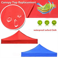 Bâche pour tonnelle Oxford 420D imperméable anti-UV, 2 x 2 ou 3 x 3 m