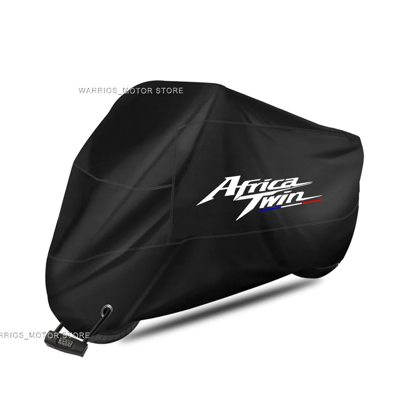 Housse moto pour Honda CRF1100L Africa Twin, Oxford noir ou argent, imperméable, anti-UV, tailles S à 4XL