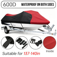 Housse de jet ski remorquable imperméable 600D, tailles L et XL, 6 coloris