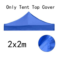 Bâche tonnelle, toit de rechange Oxford 420D rouge ou bleu, 2x2 à 3x4,5 m, sans cadre