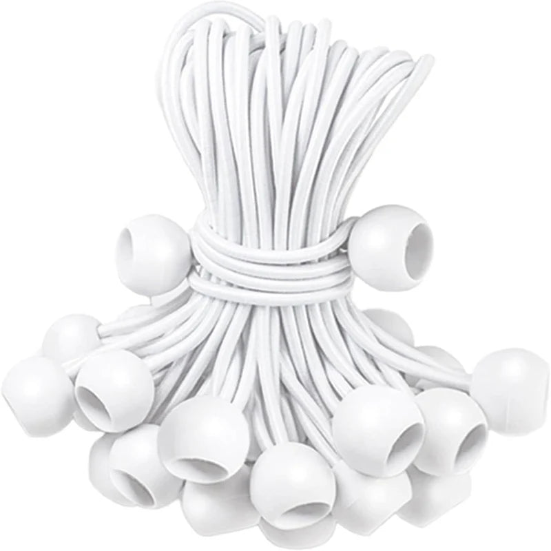 Sandows à boule 15 cm pour bâche et tente, 4 coloris, lot de 2 à 10