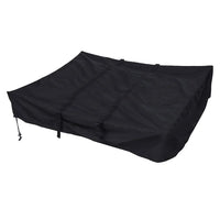 Housse pour tente de toit en Oxford 420D noir, étanche, 143 x 120 x 28 cm