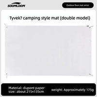 Tapis de sol de camping ultraléger imperméable pour tente, simple ou double