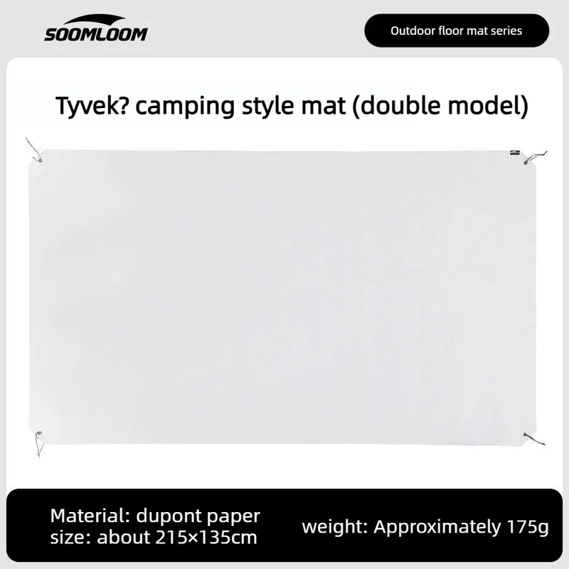 Tapis de sol de camping ultraléger imperméable pour tente, simple ou double