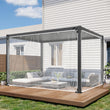 Bâche transparente PVC à œillets avec corde, 1x2, 1x3, 2x3 ou 3x4 m