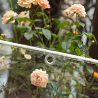 Bâche transparente PVC 450 g/m² à œillets, 2 x 2 m ou 2 x 3 m