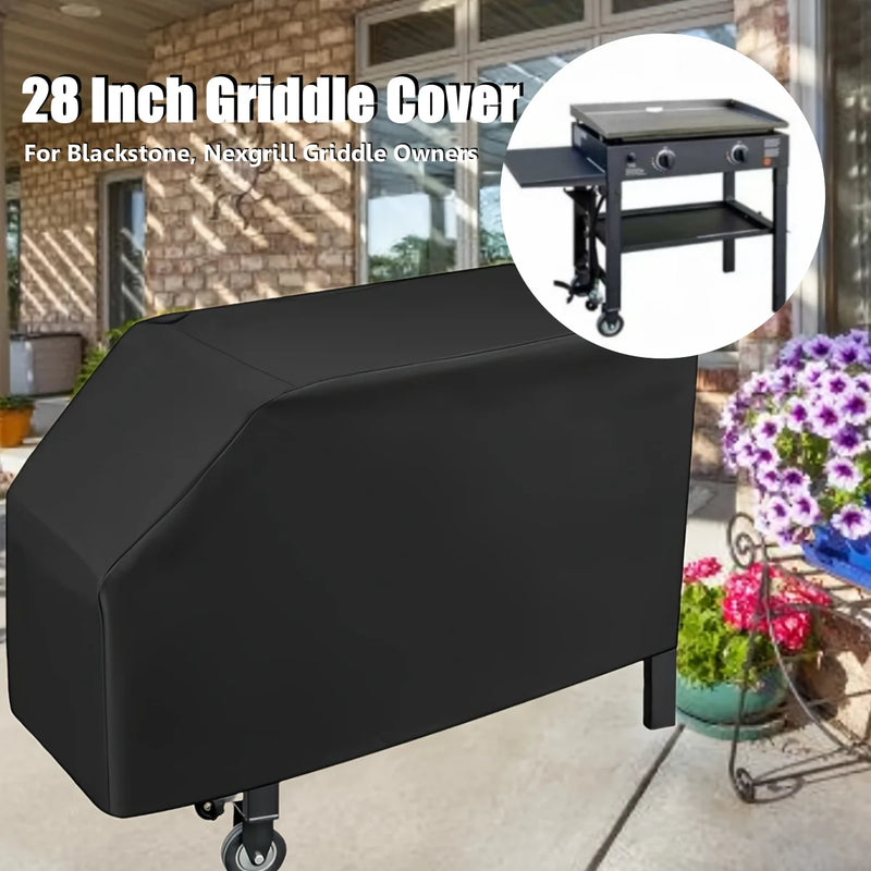 Housse de plancha sur chariot imperméable anti-UV noire, 114 x 61 x 63,5 cm