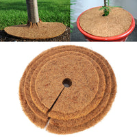 Disque de paillage en fibre de coco pour pot et arbre, de 25 à 40 cm
