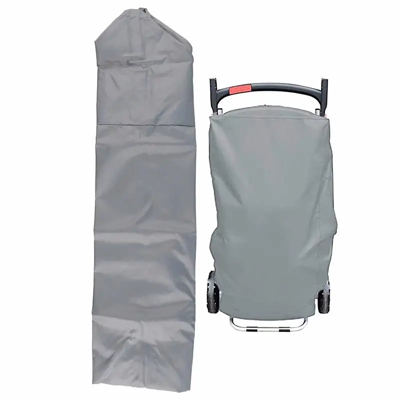 Housse barbecue grise pour Weber Traveler, gaz portable, Oxford 210D, 101 x 49 x 25 cm