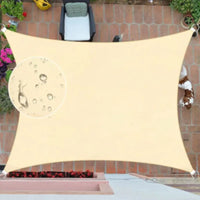 Voile d'ombrage en tissu Oxford respirante, 8 coloris, 2 x 2 ou 2 x 3 m