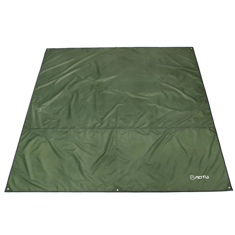Bâche de sol camping imperméable à œillets, trois dimensions de 1,5 à 2,4 x 2,2 m