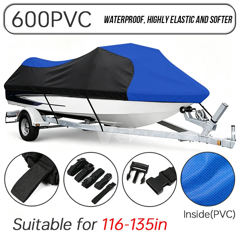 Housse de jet ski remorquable imperméable 600D, tailles L et XL, 6 coloris