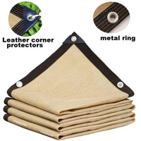 Filet d'ombrage 12 broches anti-UV à œillets, 85 à 90 % d'ombre, 5 coloris, 16 tailles