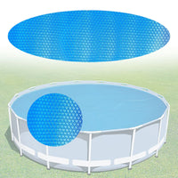Bâche à bulles piscine ronde 240 ou 300 cm en film PE isolant anti-poussière