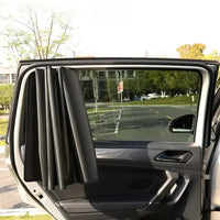 Pare-soleil magnétique vitres latérales voiture, 2 pièces, anti-UV et anti-éblouissement