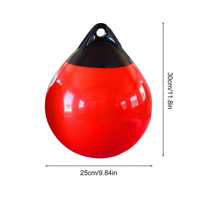 Bouée pare-battage gonflable en PVC, anti-collision, 25 x 30 cm, bleu, rouge ou jaune