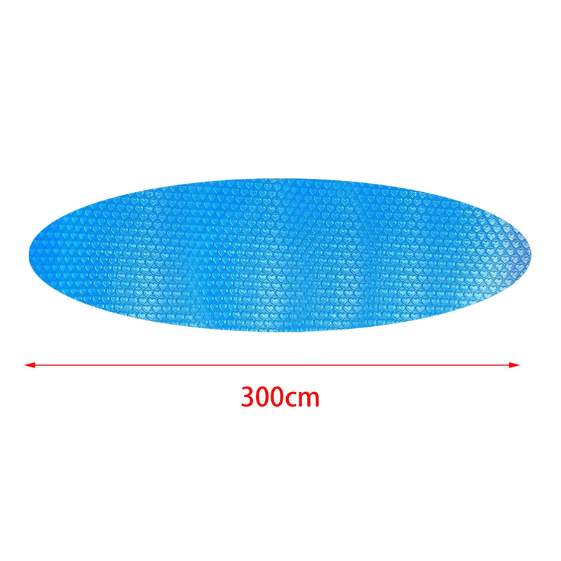 Bâche à bulles piscine ronde 240 ou 300 cm en film PE isolant anti-poussière
