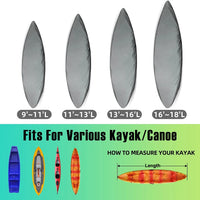Housse de kayak imperméable anti-UV en tissu Oxford, pour kayak de 2,1 à 6 m