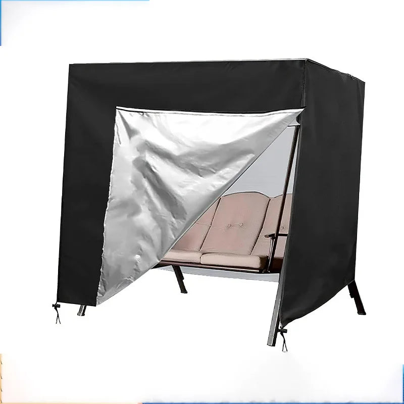 Housse de balancelle de jardin imperméable en tissu Oxford, anti-UV, 5 tailles