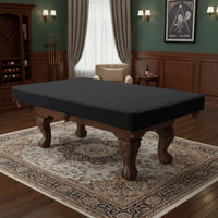 Housse billard anti-poussière Oxford 210D noire, bord élastiqué et cordon, 7, 8 ou 9 pieds