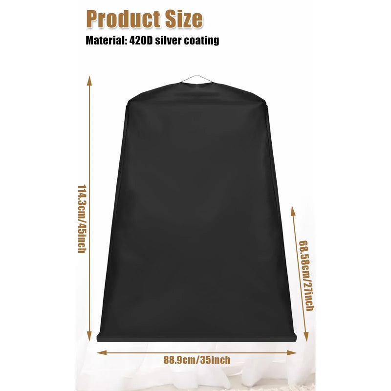 Housse four à pizza 8 en 1 pour Ninja Woodfire OO101, Oxford 420D imperméable, 89 x 69 x 114 cm