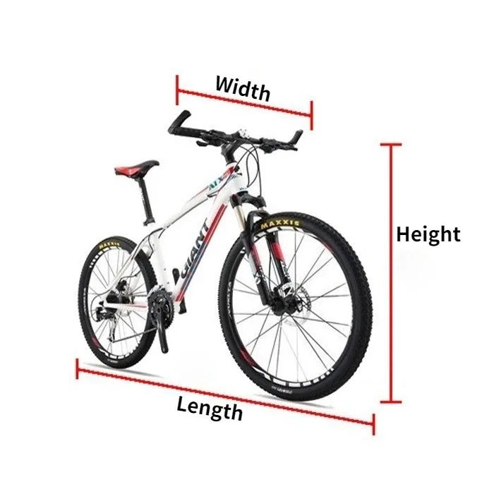 Housse de vélo en polyester 190T anti-UV et anti-pluie, 5 tailles de 170 à 200 cm