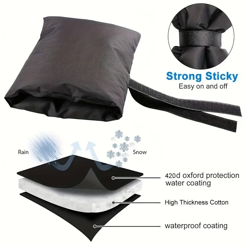 Housse de robinet extérieur antigel, Oxford 420D imperméable, 15x21 cm, 1, 2 ou 4 pièces