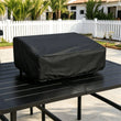 Housse plancha de table imperméable noire avec cordon, 58 x 47 x 23 cm