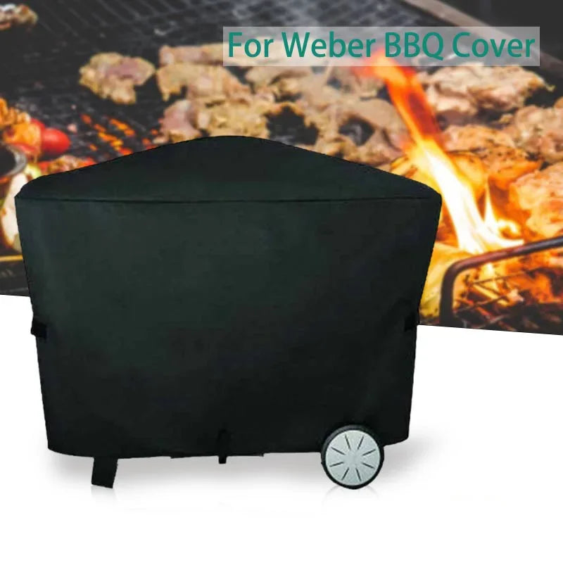 Housse barbecue pour Weber Q2000 et Q3000, imperméable, 112,4 x 64,1 x 95,6 cm
