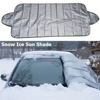 Housse de pare-brise antigel universelle à rabats de portières, anti-neige et anti-glace