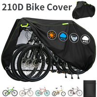 Housse vélo extérieur Oxford 210D imperméable, bandes réfléchissantes, toutes saisons, 3 tailles