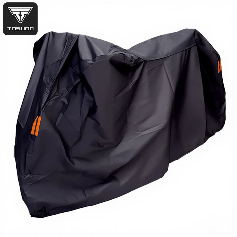 Housse vélo imperméable en PEVA, protection pluie, soleil et neige, noire ou grise
