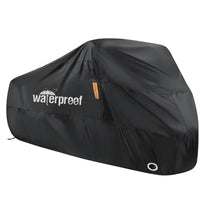 Housse de vélo de route et VTT en polyester 210T, imperméable et anti-UV, avec trou d'antivol