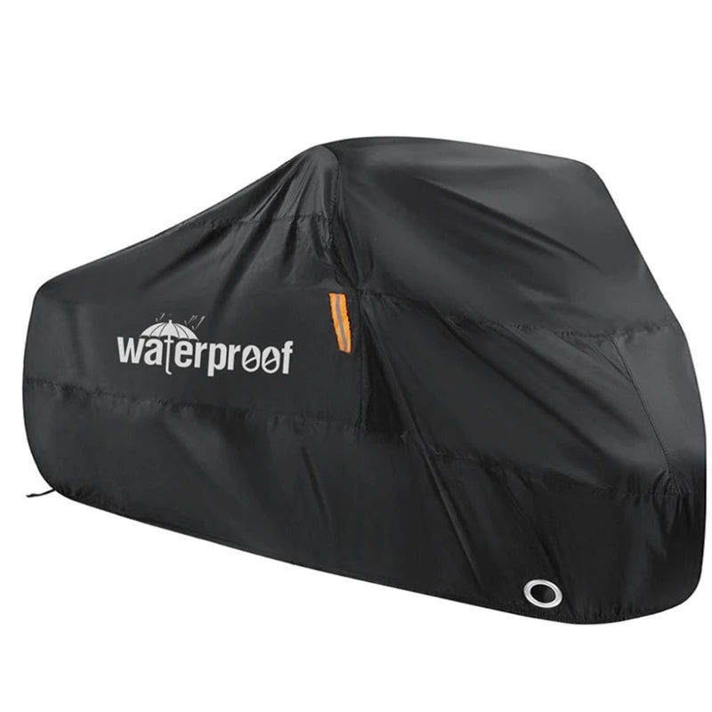Housse de vélo de route et VTT en polyester 210T, imperméable et anti-UV, avec trou d'antivol